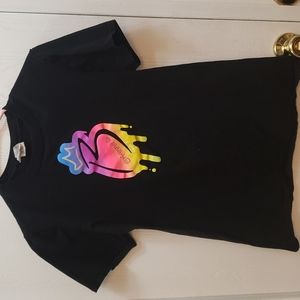 Authentic, Brianna Playz, Royally B, black short sleeve Tshirt, size Small,